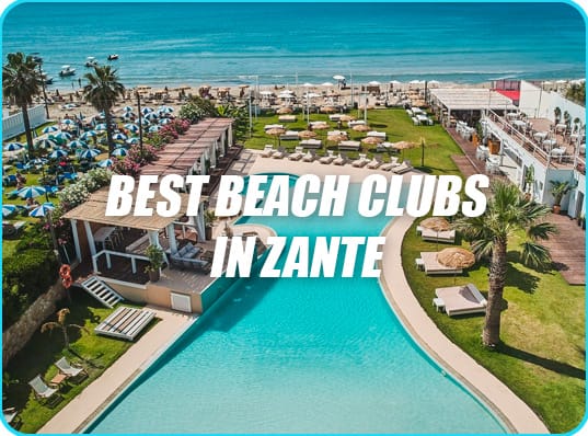 ZANTE’S BEST BEACH CLUBS